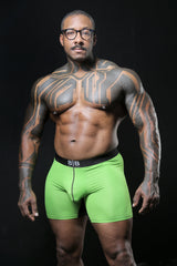 Bamboo Boxer - Green - Twin Pack